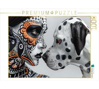 Puzzle · Un Motif du Calendrier Dalmatinergirls | Art et amitié · IA générée · 1000 pièces · Format assemblé 64 × 48 cm · CALVENDO Puzzle