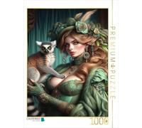 Puzzle · Un Motif du Calendrier Elégance de l'exotisme | Femme fatale bohème-chic avec compagnons animaux · Un voyage à… · 1000 pièces · Format assemblé 64 × 48 cm · CALVENDO Puzzle