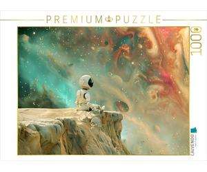Puzzle · Un Motif du Calendrier Entre poussière d'étoiles et Silence | Le petit robot ne dit rien · Mais son silence parle · 1000 pièces · Format assemblé 64 × 48 cm · CALVENDO Puzzle