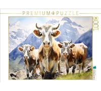 Puzzle · Un Motif du Calendrier La Magie de la Montagne | Vaches sur l'alpage · 1000 pièces · Format assemblé 64 × 48 cm · CALVENDO Puzzle