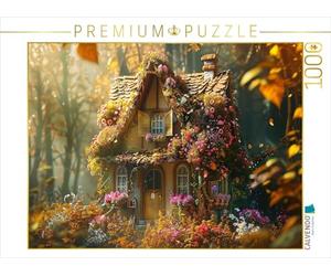 Puzzle · Un Motif du Calendrier La Petite Maison dans la forêt | Terrain de jeu d'aventure : chaque souche est un trône, chaque… · 1000 pièces · Format assemblé 64 × 48 cm · CALVENDO Puzzle