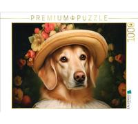 Puzzle · Un Motif du Calendrier l'art de Rester Assis tranquillement | Mme · Rose · 1000 pièces · Format assemblé 64 × 48 cm · CALVENDO Puzzle