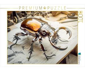 Puzzle · Un Motif du Calendrier Le Monde Fantastique des Insectes | steampunk · Pas seulement une coccinelle · une œuvre d'art d'un… · 1000 pièces · Format assemblé 64 × 48 cm · CALVENDO Puzzle