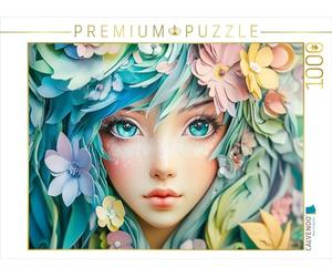 Puzzle · Un Motif du Calendrier Le Rire Silencieux des fées | Flora peut créer des fleurs et des pétales de toutes les… · 1000 pièces · Format assemblé 64 × 48 cm · CALVENDO Puzzle