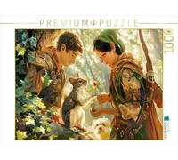 Puzzle · Un Motif du Calendrier Livres, Amour et Un Petit Chien