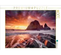 Puzzle · Un Motif du Calendrier Poussé par la tempête | Le calendrier côtier sauvage · 1000 pièces · Format assemblé 64 × 48 cm · CALVENDO Puzzle