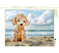 Puzzle · Un Motif du Calendrier Quand Le Papier Prend Vie | L'art du pliage à quatre pattes : Ce caniche n'aboie pas, il… · 1000 pièces · Format assemblé 64 × 48 cm · CALVENDO Puzzle
