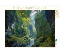 Puzzle · Un Motif du Calendrier Rêveries en Vert | 1000 pièces · Format assemblé 64 × 48 cm · CALVENDO Puzzle