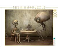 Puzzle · Un Motif du Calendrier Surreale Alienwelt | Image surréaliste générée par l'IA avec des aliens bizarres · 1000 pièces · Format assemblé 64 × 48 cm · CALVENDO Puzzle