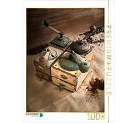 Puzzle · Un Motif du Calendrier Vieux Moulin à café | avec des grains de café · 1000 pièces · Format assemblé 64 × 48 cm · CALVENDO Puzzle