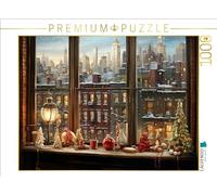 Puzzle · Un Motif du Calendrier Vu de la fenêtre | L'esprit de Noël en vue · 1000 pièces · Format assemblé 64 × 48 cm · CALVENDO Puzzle