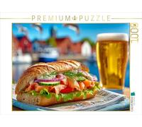 Puzzle · Un Peu de Scandinavie - Un Sandwich au Saumon | 1000 pièces · Format assemblé 64 × 48 cm · CALVENDO Puzzle