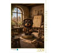 Puzzle · Un Teckel déguisé en Léonard de Vinci | Une personnalité célèbre de l'histoire sous un tout autre jour… · 2000 pièces · Format assemblé 90 × 67 cm · CALVENDO Puzzle