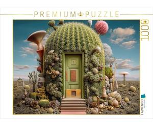 Puzzle · Une Architecture de Cactus de caractère | Chez soi dans la verdure · l'architecture entre réalité et… · 1000 pièces · Format assemblé 64 × 48 cm · CALVENDO Puzzle