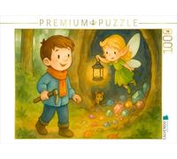 Puzzle · Une Aventure Lumineuse dans Une Grotte | Tari et Tili dans leurs aventures · 1000 pièces · Format assemblé 64 × 48 cm · CALVENDO Puzzle