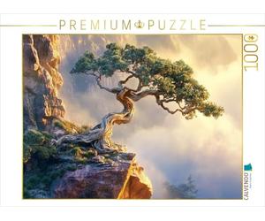Puzzle · Une Danse de Forme et de Patience - Arbre en Forme de bonsa | 1000 pièces · Format assemblé 64 × 48 cm · CALVENDO Puzzle
