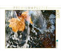 Puzzle · Une Feuille dans Le Jeu de l'eau | Herbstimpression · 1000 pièces · Format assemblé 64 × 48 cm · CALVENDO Puzzle