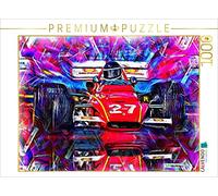 Puzzle · Une Formule 1 des années 1970: la Ferrari 312B | Peinture numérique à DeVerviers · 1000 pièces · Format assemblé 64 × 48 cm · CALVENDO Puzzle