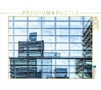Puzzle · Une Illustration tirée du Calendrier « Architectures de Francfort | Reflets de la cité des bureaux de Niederrad · 1000 pièces · Format assemblé 64 × 48 cm · CALVENDO Puzzle