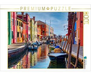 Puzzle · Une Illustration tirée du Calendrier « Bunt Bunter Burano | 1000 pièces · Format assemblé 64 × 48 cm · CALVENDO Puzzle