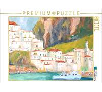 Puzzle · Une Illustration tirée du Calendrier « Couleurs de la Nostalgie | Peintures de paysages évoquant les côtes, les ports et la mer · 1000 pièces · Format assemblé 64 × 48 cm · CALVENDO Puzzle