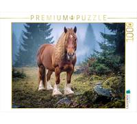 Puzzle · Une Illustration tirée du Calendrier « des Chevaux de Trait en | action · cheval de trait · 1000 pièces · Format assemblé 64 × 48 cm · CALVENDO Puzzle