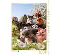 Puzzle · Une Illustration tirée du Calendrier « Fous mais Heureux | 1000 pièces · Format assemblé 64 × 48 cm · CALVENDO Puzzle