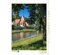 Puzzle · Une Illustration tirée du Calendrier « Gera | Ville sur l'Elster blanche · 1000 pièces · Format assemblé 64 × 48 cm · CALVENDO Puzzle