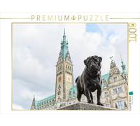 Puzzle · Une Illustration tirée du Calendrier « Hambourg, la Ville des | carlins · 1000 pièces · Format assemblé 64 × 48 cm · CALVENDO Puzzle