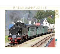 Puzzle · Une Illustration tirée du Calendrier « Le Charme des Trains à | vapeur · Trains à vapeur à voie étroite · 1000 pièces · Format assemblé 64 × 48 cm · CALVENDO Puzzle