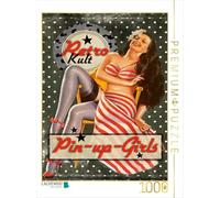 Puzzle · Une Illustration tirée du Calendrier « Retro Kult Pin-up-Girls | 1000 pièces · Format assemblé 64 × 48 cm · CALVENDO Puzzle