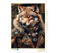 Puzzle · Une Illustration tirée du Calendrier « Steampunk Fauna | Capitaine Paws McRivet · 1000 pièces · Format assemblé 64 × 48 cm · CALVENDO Puzzle