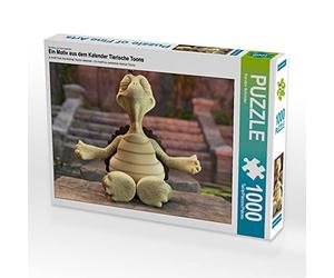 Puzzle · Une Illustration tirée du Calendrier « Tierische Toons | 1000 pièces · Format assemblé 64 × 48 cm · CALVENDO Puzzle