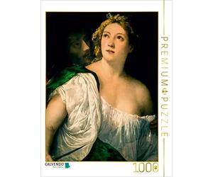 Puzzle · Une Illustration tirée du Calendrier « Tiziano Vecellio | Le Titien · Lucrèce et son époux Lucius Tarquinius Collatinus… · 1000 pièces · Format assemblé 64 × 48 cm · CALVENDO Puzzle