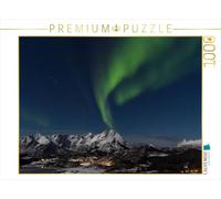 Puzzle · Une image tirée du calendrier « La fascination des aurores | boréales · Volcan des aurores boréales · 1000 pièces · Format assemblé 64 × 48 cm · CALVENDO Puzzle