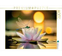 Puzzle · Une Libellule posée sur Un nénuphar | La vie parmi les nénuphars · 2000 pièces · Format assemblé 90 × 67 cm · CALVENDO Puzzle