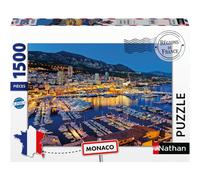Puzzle Une nuit au port de Monaco 1500 pcs