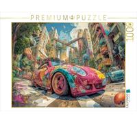 CALVENDO Puzzle Ville colorée | 1000 pièces de Taille de la Pose 64 x 48 cm Puzzle Photo pour des Heures heureuses