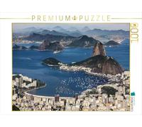 Puzzle · Une vue de rêve depuis le Corcovado, à Rio de Janeiro | L'Estrada Real du Brésil : la route de l'or · 1000 pièces · Format assemblé 64 × 48 cm · CALVENDO Puzzle