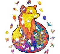 Puzzle UNIDRAGON bois, Renard séduisant, 333 pièces, 31×40 cm