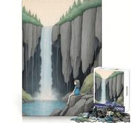 Puzzle Unique en Son Genre pour Adultes, 1000 pièces, découpe Laser, Motif Figure Solitaire, idéal pour se détendre et s'amuser (38x26cm)