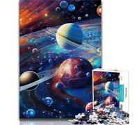 Puzzle Univers Coloré 1000 pièces pour Adolescents, Jeu Familial Anti-Stress, défi Difficile, Collection d'artistes, Beaux-Arts (38x26cm)