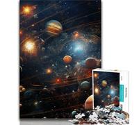 Puzzle Univers Coloré 1000 pièces pour Adultes et Adolescents, Jouet éducatif et décompressant, Cadeau du Père Noël Secret (50x75cm)