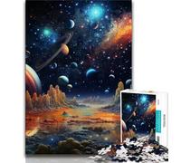Puzzle Univers Coloré 1000 pièces pour Adultes et Adolescents, pour Tuer Le Temps en Vacances, Chaque pièce est Unique - Jeu Familial Stimulant et Amusant (38x26cm)