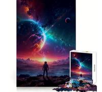 Puzzle Univers Couleurs RGB 1000 Pièces pour Adolescents Entraînement Intelligent, Loisirs Calmes, Découpe Parfaite, (50x75cm)