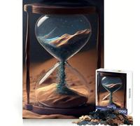 Puzzle Univers du Temps 1000 pièces pour Adolescents Bien-être Mental, détente et Loisirs Bords Nets Cadeau touchant (50x75cm)