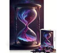Puzzle Univers du Temps 1000 pièces pour Adolescents Exercice Mental, Passe-Temps apaisant, Cadeau de Noël idéal (38x26cm)