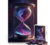 Puzzle Univers du Temps pour Adolescents 1000 pièces Entraînement Intelligent Temps Libre agréable Découpe Impeccable Joyeux Noël (38x52cm)
