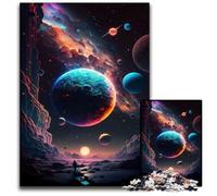 Puzzle Univers Étrange 1000 pièces pour Adultes, Casse-tête Stimulant - Jouet Relaxant pour Adolescents 50x75cm/19,68x29,52 Pouces
