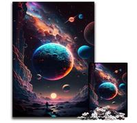 Puzzle Univers Étrange 1000 pièces pour Adultes. Puzzles pour Adultes. Un Casse-tête Stimulant à Faire soi-même, idéal pour Une Famille ou comme Cadeau décoratif. 26x38cm.